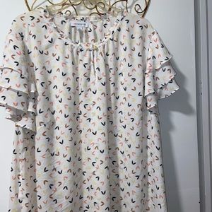 Liz Claiborne 3X sheer blouse